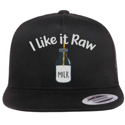 Raw Milk Homestead Flat Bill Trucker Hat