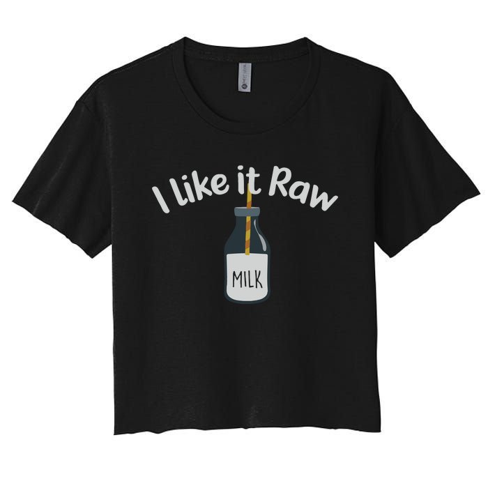 Raw Milk Homestead Women's Crop Top Tee