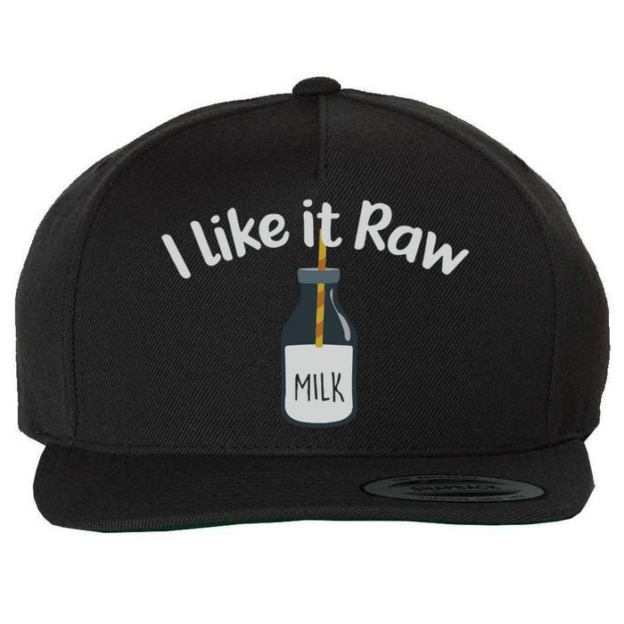 Raw Milk Homestead Wool Snapback Cap