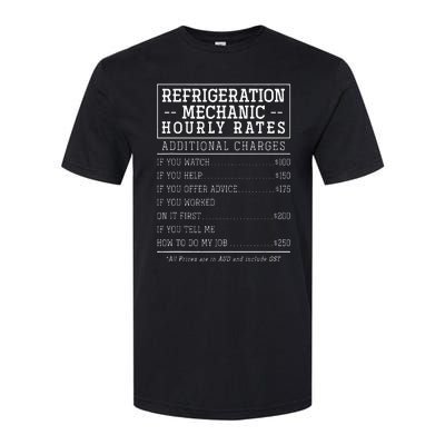 Refrigeration Mechanic Hourly Rate Softstyle CVC T-Shirt