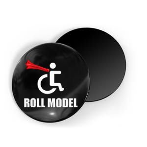 Roll Model Hero Cape Funny Wheelchair Pun Gift Magnet