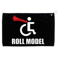 Roll Model Hero Cape Funny Wheelchair Pun Gift Grommeted Golf Towel