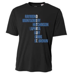 Raymond Montgomery Hutchinson Laporta Gibbs St Brown Cooling Performance Crew T-Shirt