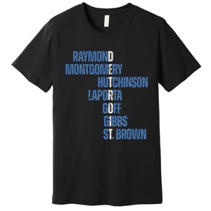 Raymond Montgomery Hutchinson Laporta Gibbs St Brown Premium T-Shirt