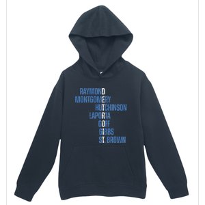 Raymond Montgomery Hutchinson Laporta Gibbs St Brown Urban Pullover Hoodie