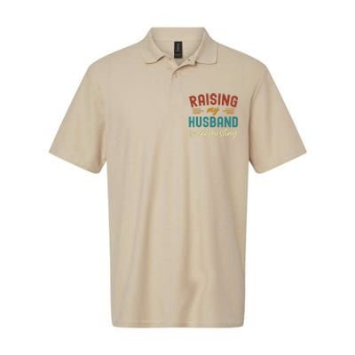 Raising My Husband Is Exhausting Vintage Wife Funny Saying Softstyle Adult Sport Polo