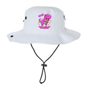 Rawr Means I Love You In Dinosaur With Big Pink Dinosaur Gift Legacy Cool Fit Booney Bucket Hat