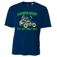 Retro Mowologist ItS Just How I Roll Lawn Mower Lawnmower Cooling Performance Crew T-Shirt