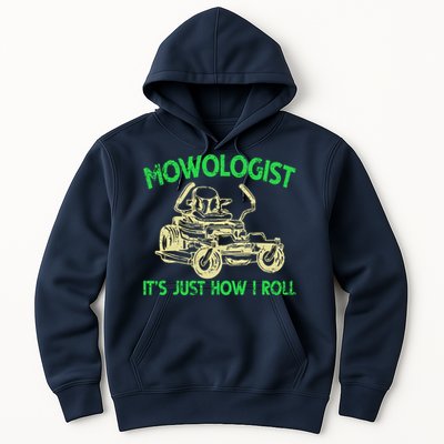 Retro Mowologist ItS Just How I Roll Lawn Mower Lawnmower Hoodie