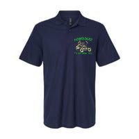 Retro Mowologist ItS Just How I Roll Lawn Mower Lawnmower Softstyle Adult Sport Polo