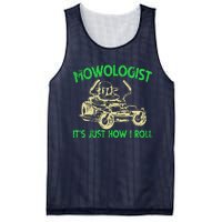 Retro Mowologist ItS Just How I Roll Lawn Mower Lawnmower Mesh Reversible Basketball Jersey Tank