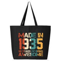 Retro Made In 1935 90 Years Of Being Awesome Birthday 25L Jumbo Tote