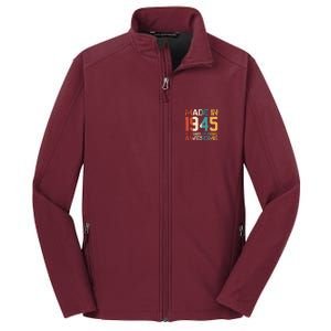 Retro Made In 1945 80 Years Of Being Awesome Birthday Core Soft Shell Jacket