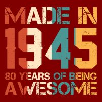 Retro Made In 1945 80 Years Of Being Awesome Birthday Mesh Reversible Basketball Jersey Tank