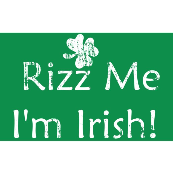 Rizz Me I'm Irish St Patrick's Day Bumper Sticker