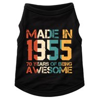 Retro Made In 1955 70 Years Of Being Awesome Birthday Doggie Tank