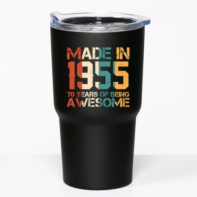 Retro Made In 1955 70 Years Of Being Awesome Birthday Tumbler