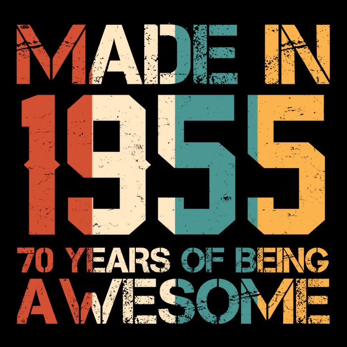 Retro Made In 1955 70 Years Of Being Awesome Birthday Baby Bodysuit