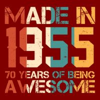 Retro Made In 1955 70 Years Of Being Awesome Birthday Performance Shirt