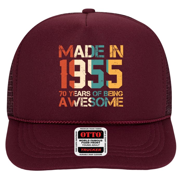 Retro Made In 1955 70 Years Of Being Awesome Birthday Hat