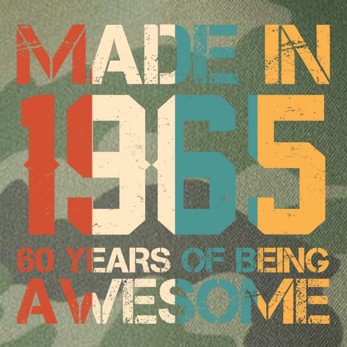 Retro Made In 1965 60 Years Of Being Awesome Birthday Legacy Tie Dye Trucker Hat