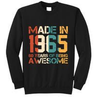 Retro Made In 1965 60 Years Of Being Awesome Birthday Sweatshirt