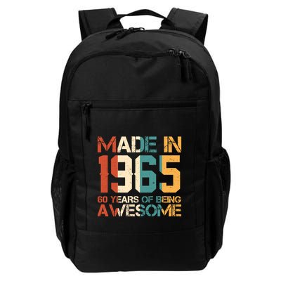 Retro Made In 1965 60 Years Of Being Awesome Birthday Backpack