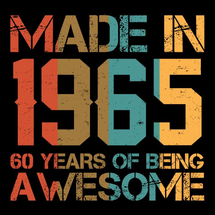 Retro Made In 1965 60 Years Of Being Awesome Birthday 16oz Travel Tumbler