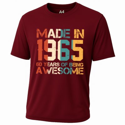 Retro Made In 1965 60 Years Of Being Awesome Birthday Performance Shirt