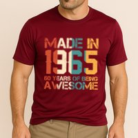 Retro Made In 1965 60 Years Of Being Awesome Birthday Cooling Performance Crew T-Shirt