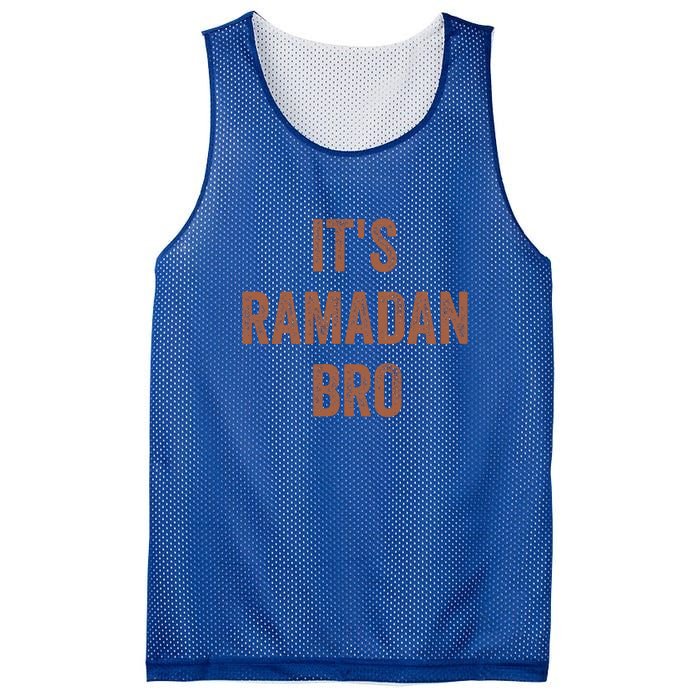 Ramadan Mubarak Its Ramadan Bro Gift Ramadan Kareem Mesh Reversible Basketball Jersey Tank