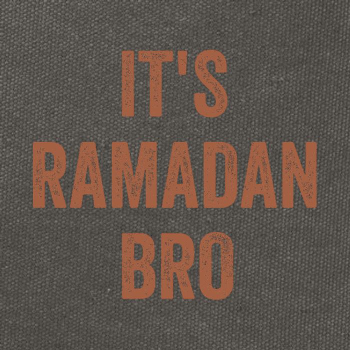 Ramadan Mubarak Its Ramadan Bro Gift Ramadan Kareem Cotton Canvas Backpack