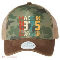 Retro Made In 1975 50 Years Of Being Awesome Birthday Legacy Tie Dye Trucker Hat