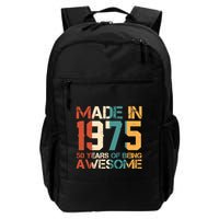 Retro Made In 1975 50 Years Of Being Awesome Birthday Backpack
