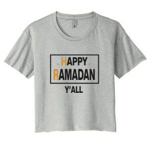 Ramadan Mubarak It's Ramadan Y'all Gift Ramadan Kareem Women's Crop Top Tee