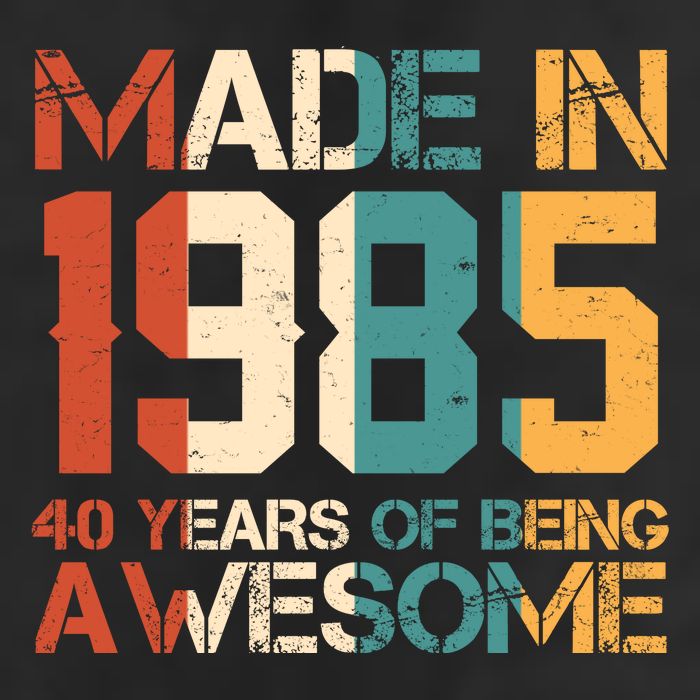 Retro Made In 1985 40 Years Of Being Awesome Birthday Cool Comfort Performance Bucket Hat