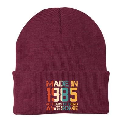 Retro Made In 1985 40 Years Of Being Awesome Birthday Beanie