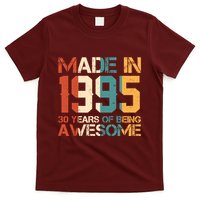 Retro Made In 1995 30 Years Of Being Awesome Birthday T-Shirt