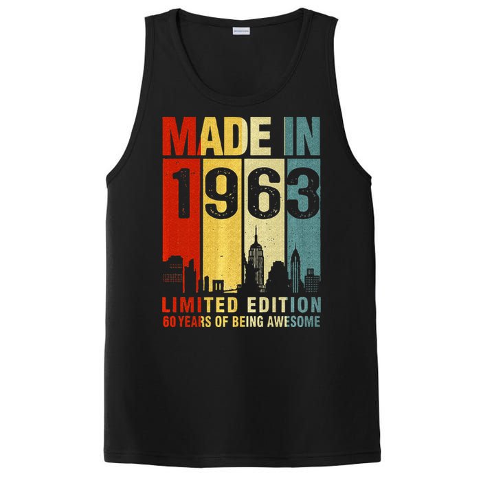 Retro Made In 1963 Limited Edition 60 Years Of Being Awesome PosiCharge Competitor Tank