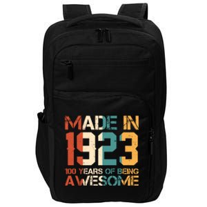 Retro Made In 1923 100 Years Of Being Awesome Birthday Impact Tech Backpack