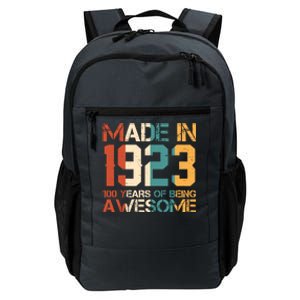 Retro Made In 1923 100 Years Of Being Awesome Birthday Daily Commute Backpack