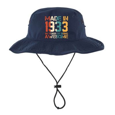 Retro Made In 1933 90 Years Of Being Awesome Birthday Legacy Cool Fit Booney Bucket Hat