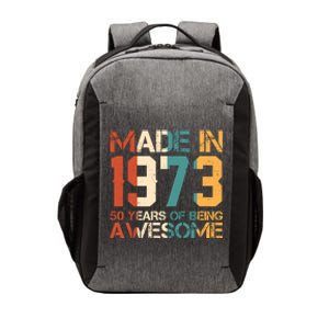 Retro Made In 1973 50 Years Of Being Awesome Birthday Vector Backpack