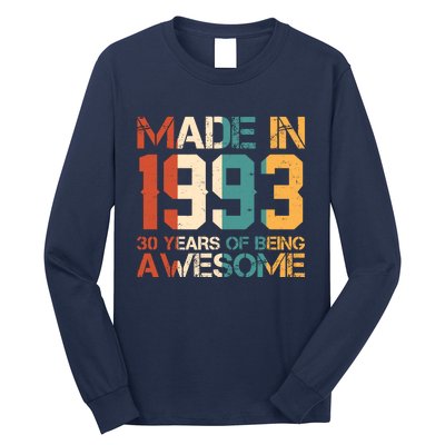 Retro Made In 1983 40 Years Of Being Awesome Birthday Long Sleeve Shirt