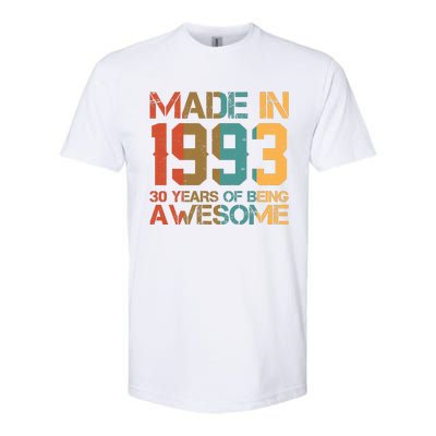 Retro Made In 1983 40 Years Of Being Awesome Birthday Softstyle® CVC T-Shirt