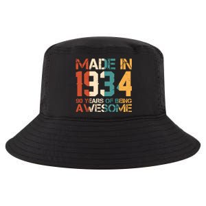 Retro Made In 1934 90 Years Of Being Awesome Birthday Cool Comfort Performance Bucket Hat