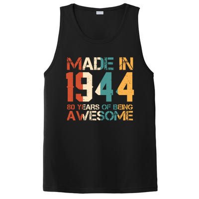 Retro Made In 1944 80 Years Of Being Awesome Birthday PosiCharge Competitor Tank