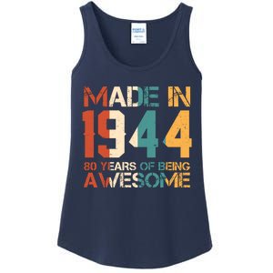 Retro Made In 1944 80 Years Of Being Awesome Birthday Ladies Essential Tank