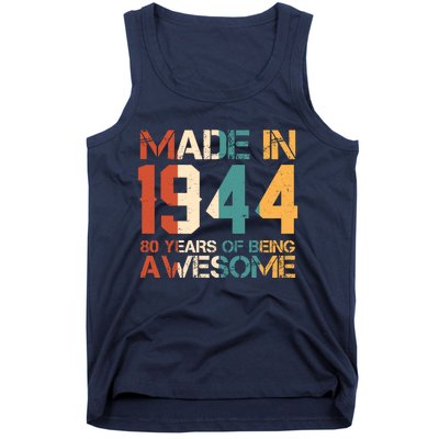 Retro Made In 1944 80 Years Of Being Awesome Birthday Tank Top