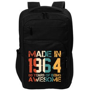 Retro Made In 1964 60 Years Of Being Awesome Birthday Impact Tech Backpack